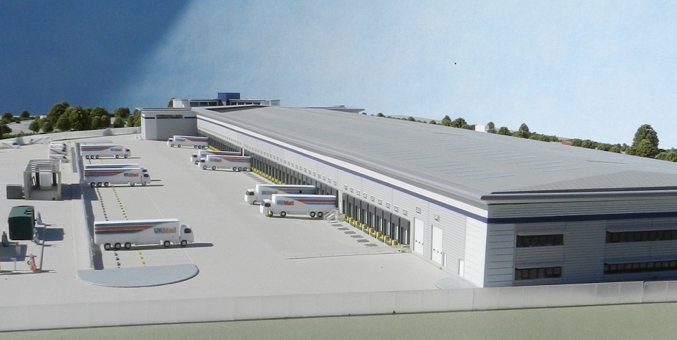 Two 1400 Scale Models Of Parcel Handling Depot