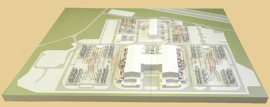 Converter Station Model for National Grid – 1:220 scale