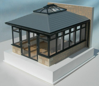 1:15 Scale Conservatory Sunroom Model