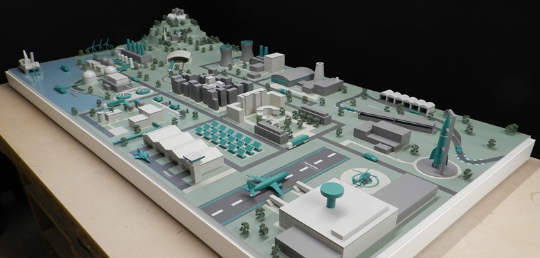Industrial Landscape Model – Varying Scales