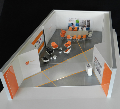 1:20 Scale Exhibition Space for GSK