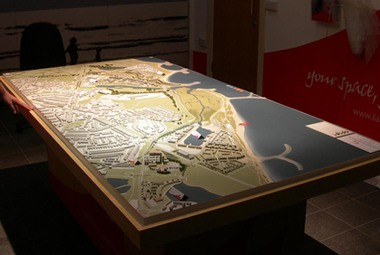 Llanelli Waterside Masterplan Model