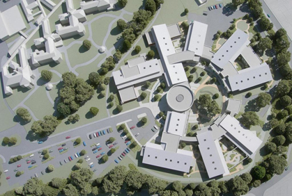 Site Model for New Hospital