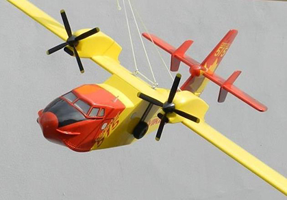 Creating a splash - Water Bomber Model at 1:15 scale