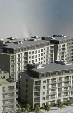 1:150 scale architectural model