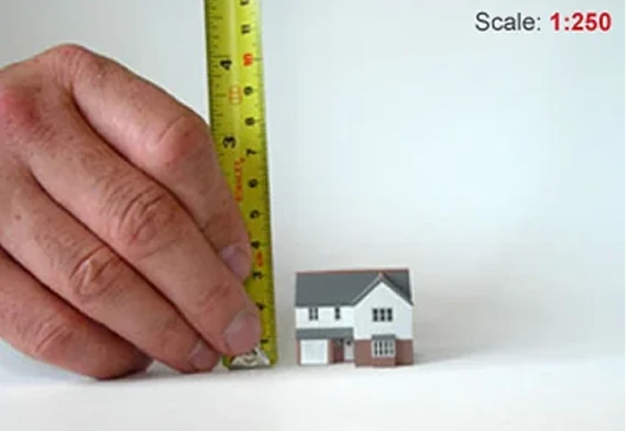 1:250 scale architectural model