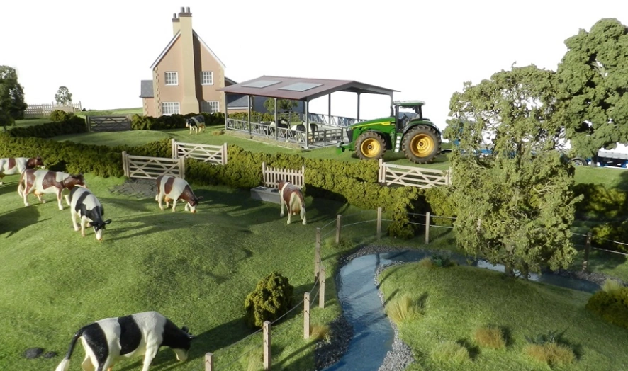 Farm Scene Model - 1:32 Scale