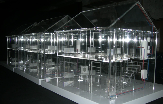 Perspex House Model - Scale 1:20