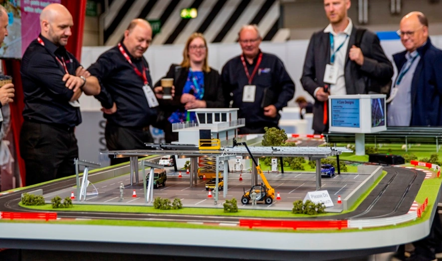 Solar Panel Car Port Exhibition Model - 1:32 scale