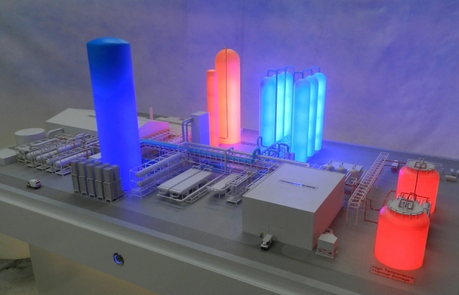 CryoBattery Power Station at 1:150 Scale