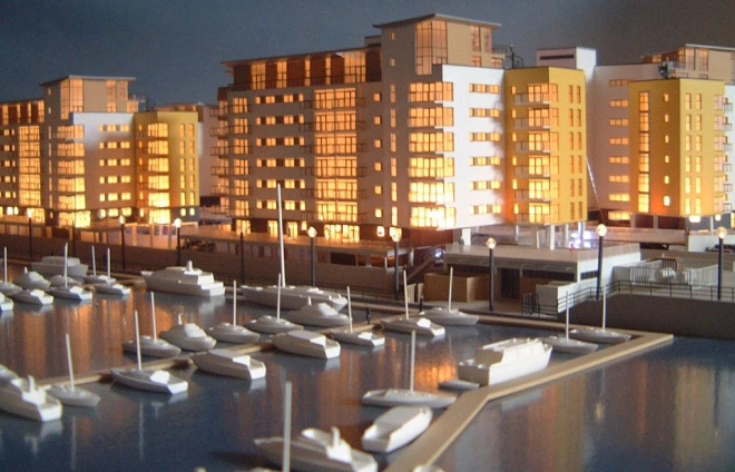 Dockside Apartments at 1:200