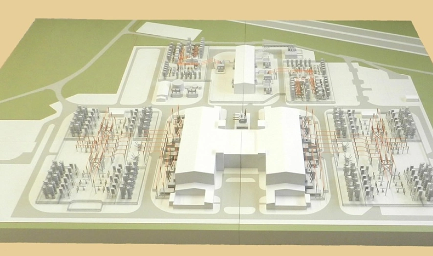 Converter Station Model for National Grid - 1:220 scale