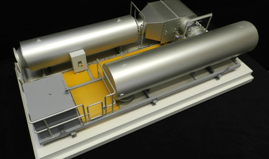 Industrial Marine Silencer Model – 1:12 Scale