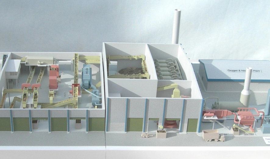 Plasma Power Station Model - Scale 1:250