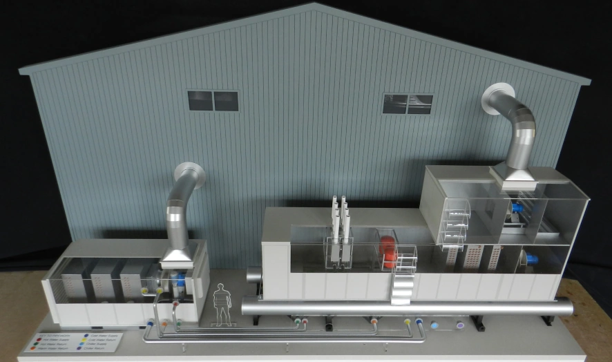 Ventilation System Cut-away View - 1:20 scale