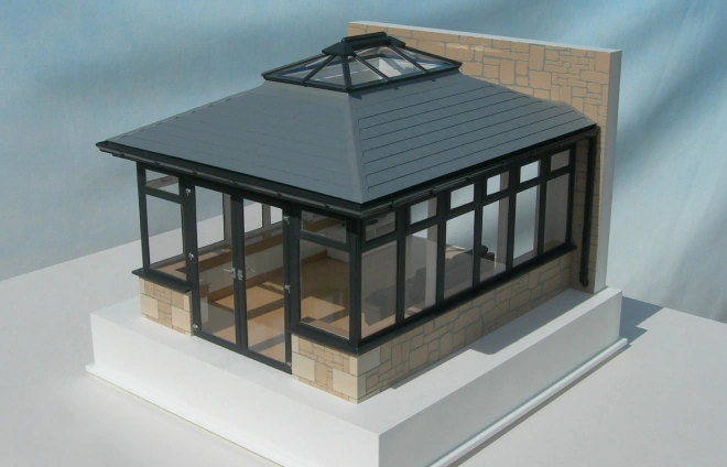 1:15 Scale Conservatory Sunroom Model