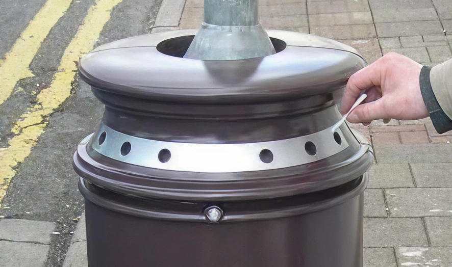 Wrap-around Waste Bin Prototype Model