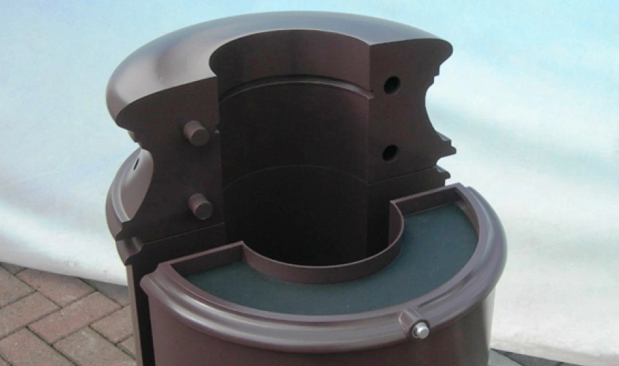 Wrap-around Waste Bin Prototype Model