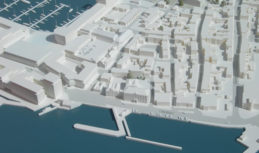 Block Model for Proposed Harbour Redevelopment