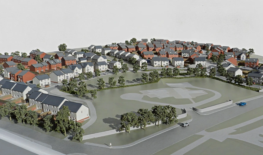 Housing Development Model on Steep Site
