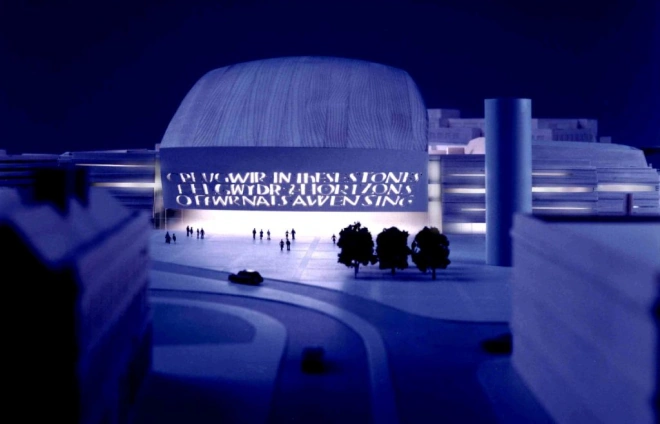 Wales Millennium Centre, Night View