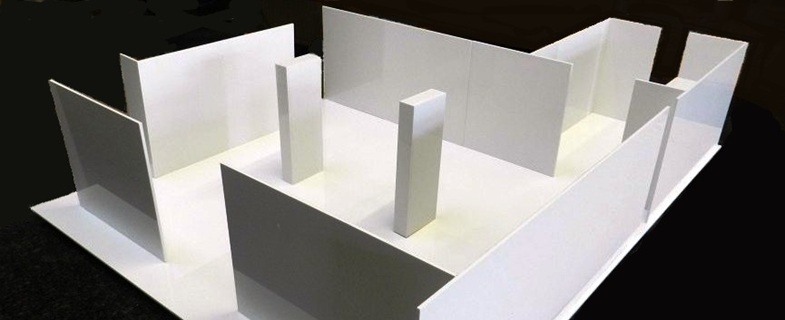 Gallery model for artist – 1:25 scale